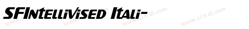 SFIntellivised Itali字体转换